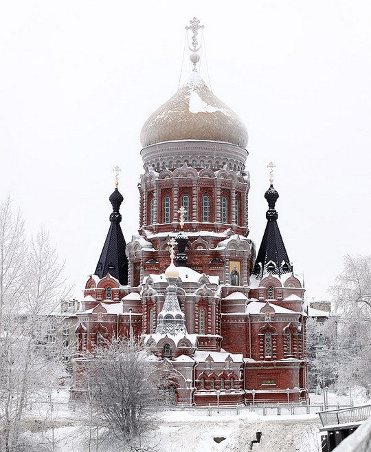 Church of the Epiphany of Our Lord on Gutuevskiy Island, Russia. Image Courtesy of saint-petersburg.com.