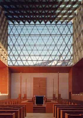 Interior Ohel Jakob Synagogue, Germany. Via pinterest.com.