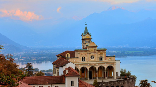 Madonna Del Sasso Monastary, Switzerland. Image Courtesy of myswitzerland.com.